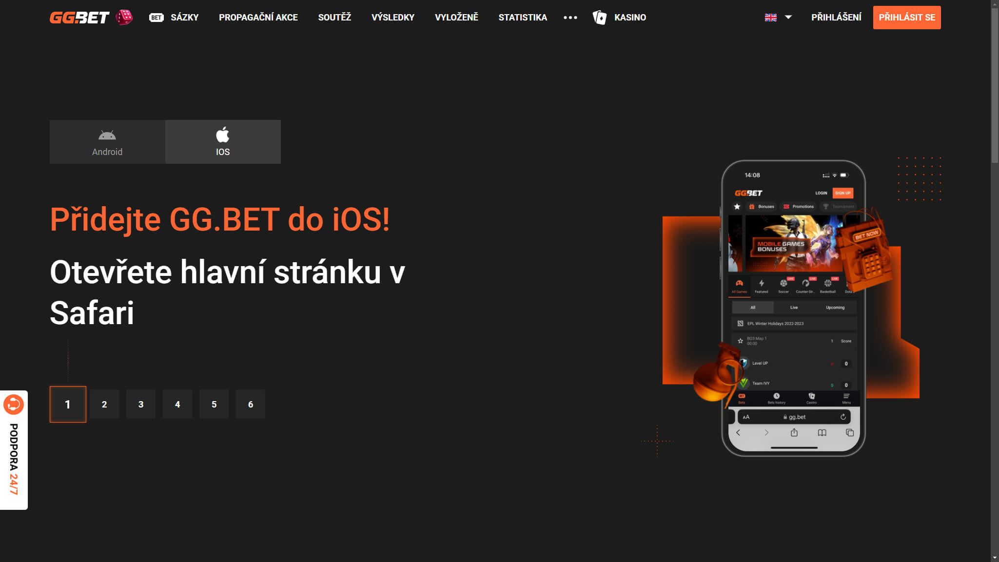 GG.bet Bookmaker App in Czech Republic