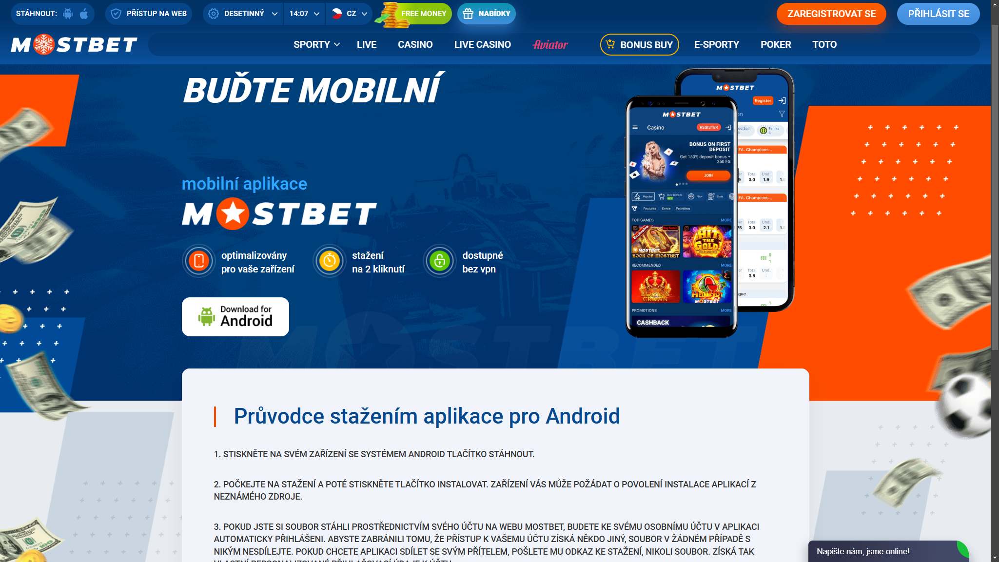 Mostbet Bookmaker App in Czech Republic