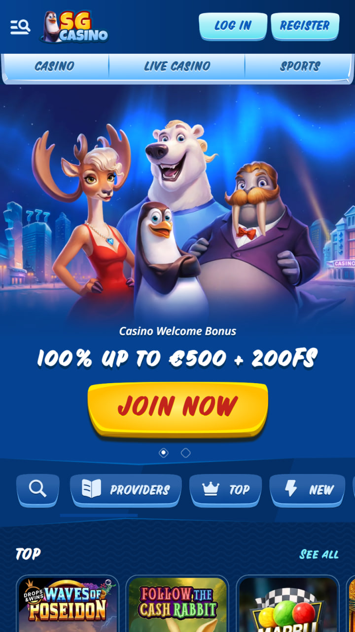 SG Casino narozeninový bonus