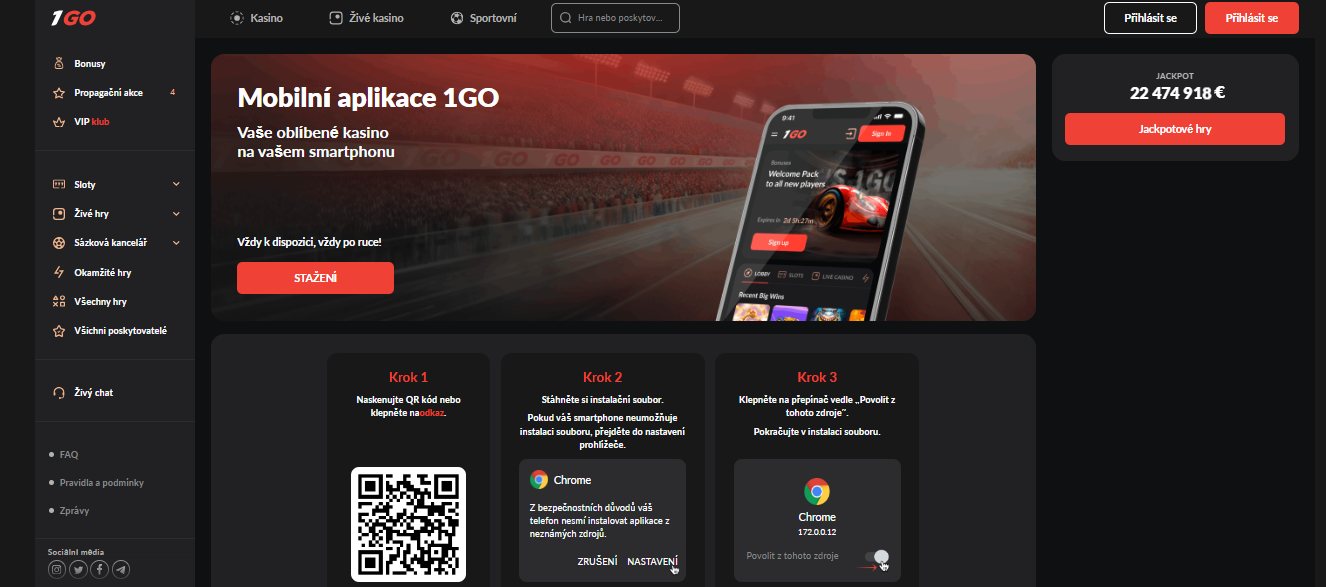 1GoCasino App