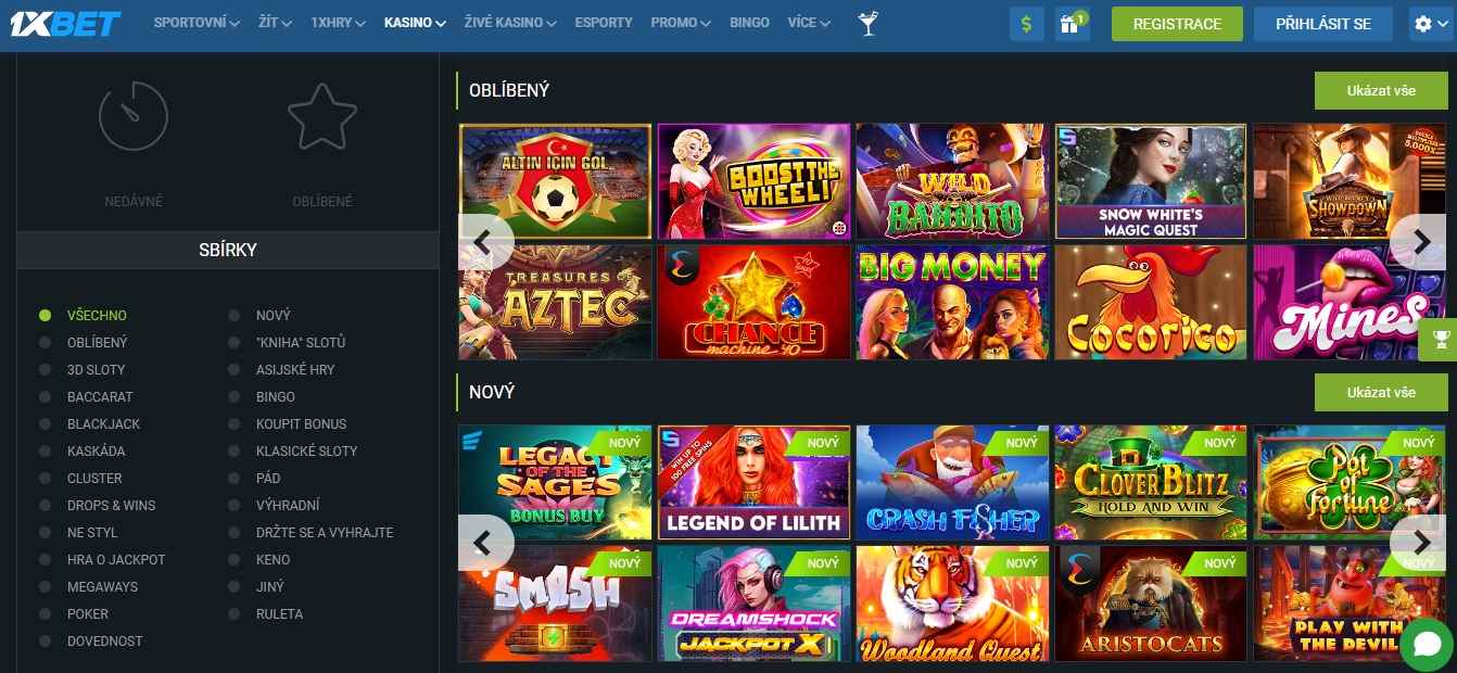 1xBet Casino Games, sazkovekancelare.tv