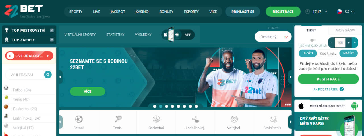 22Bet casino
