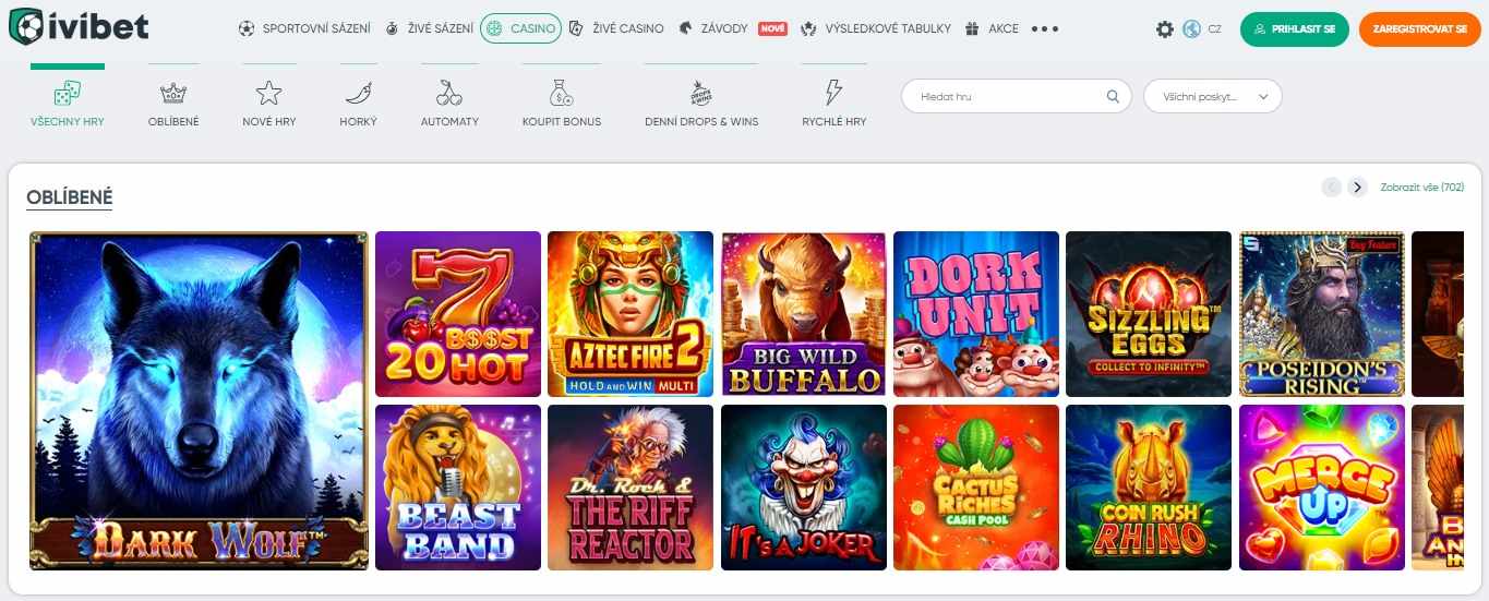 Ivibet Casino Games