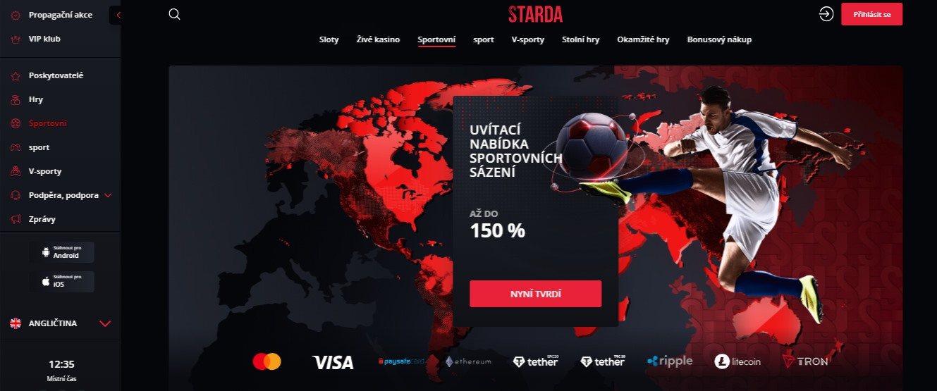 Starda Betting, sazkovekancelare.tv