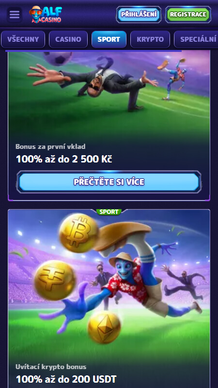 AlfCasino betting bonuses