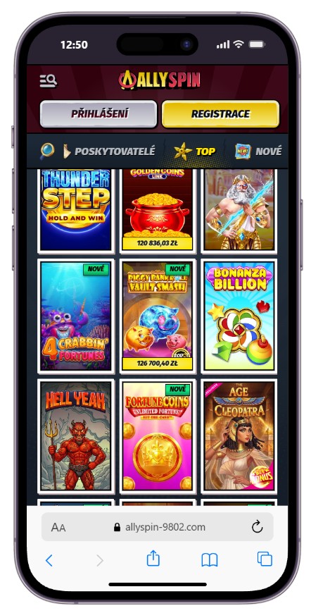 allyspin casino top hry