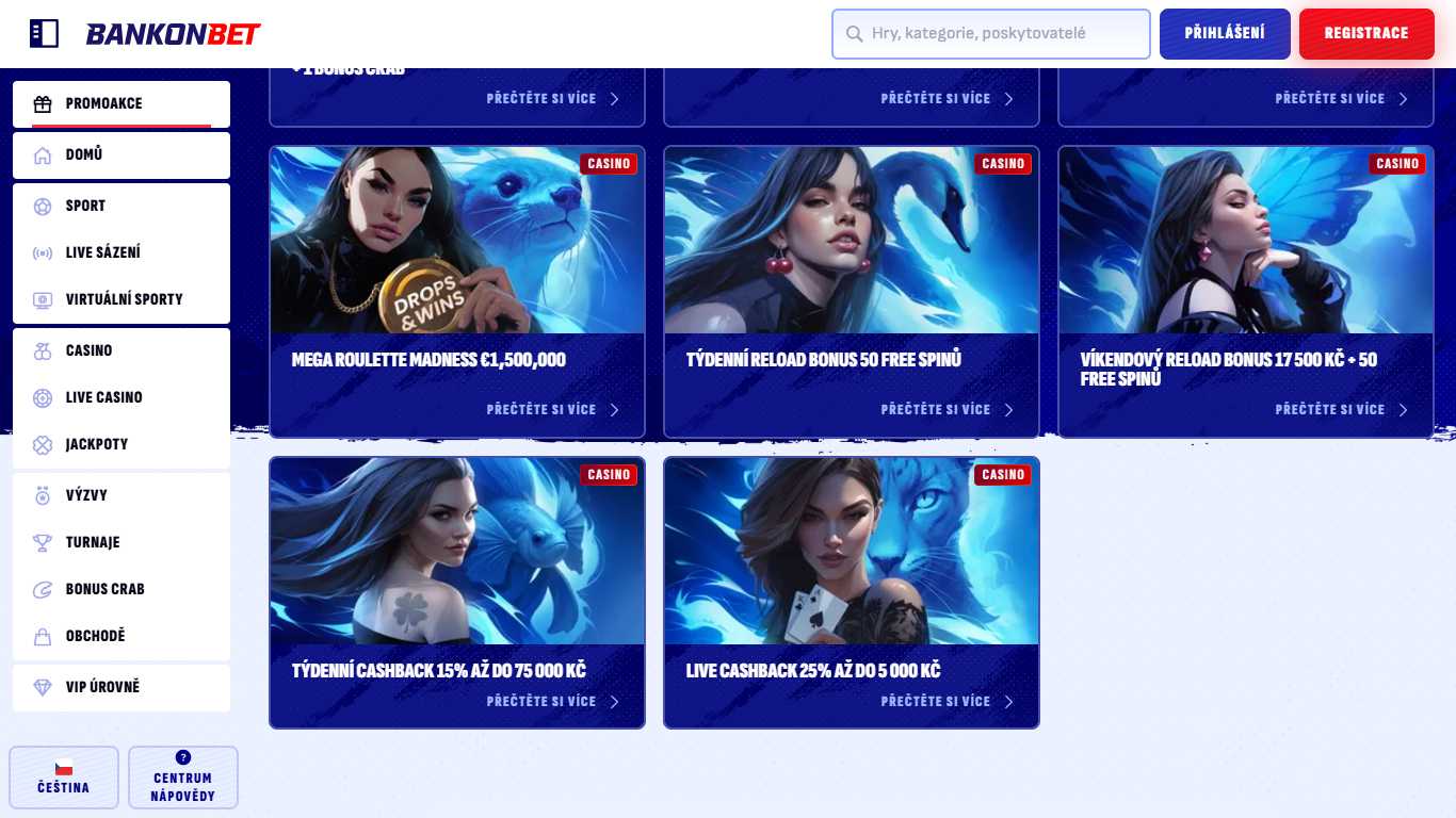 Bankonbet Casino Bonuses Czech