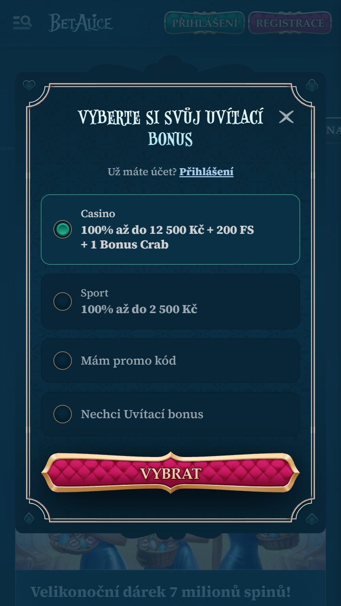 Vyberte si bonusový balíček