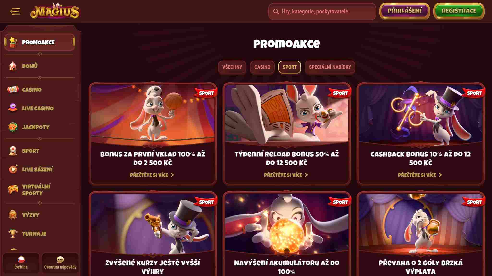 bonus sport magius sazkovekancelare
