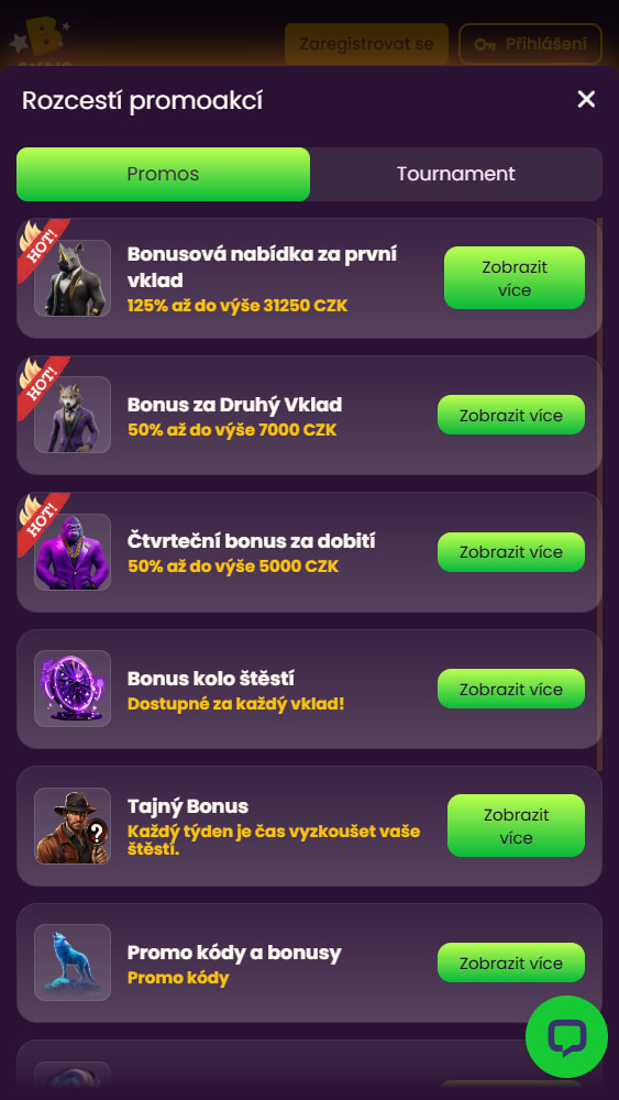 Bonusy bizzo