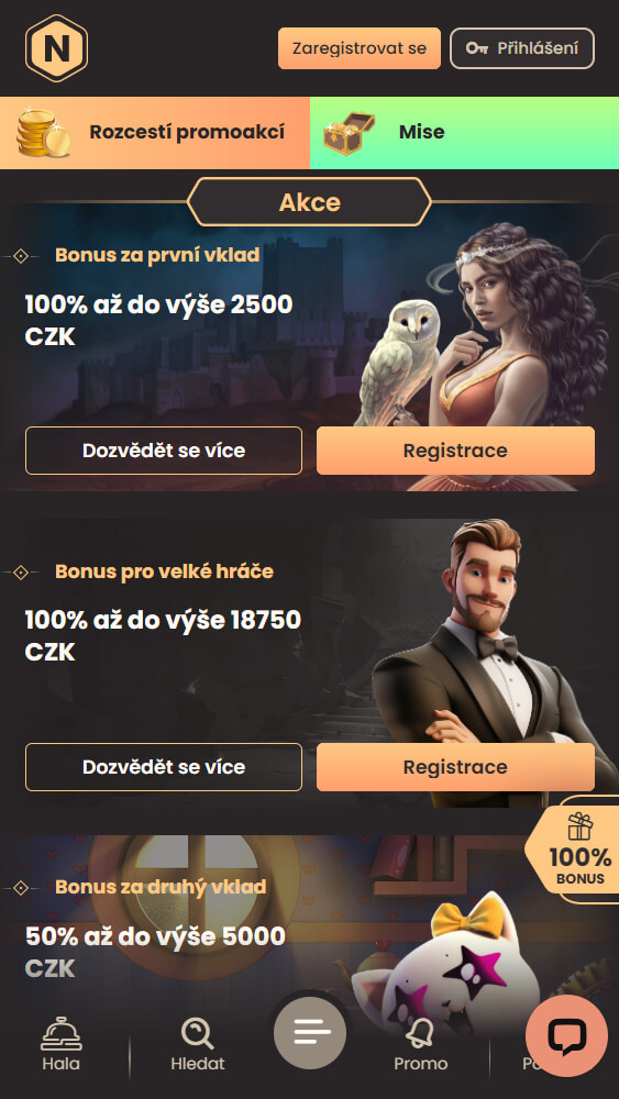 Bonusy National Casino
