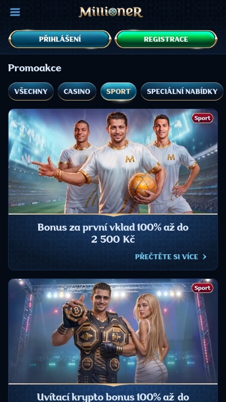 Millioner bookmaker bonuses