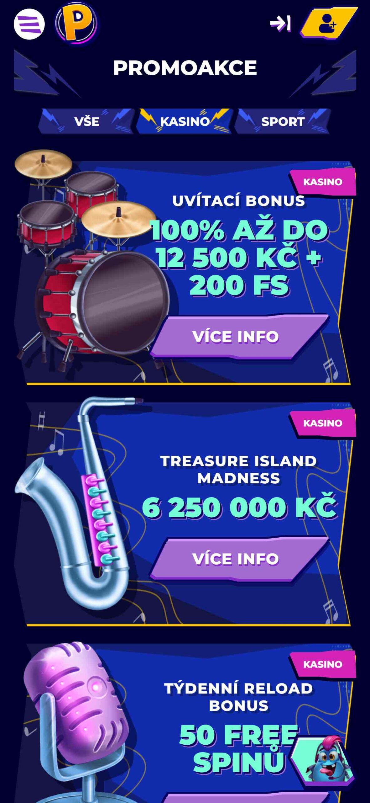 MrPacho Casino Bonusy v České Republice (mobile)