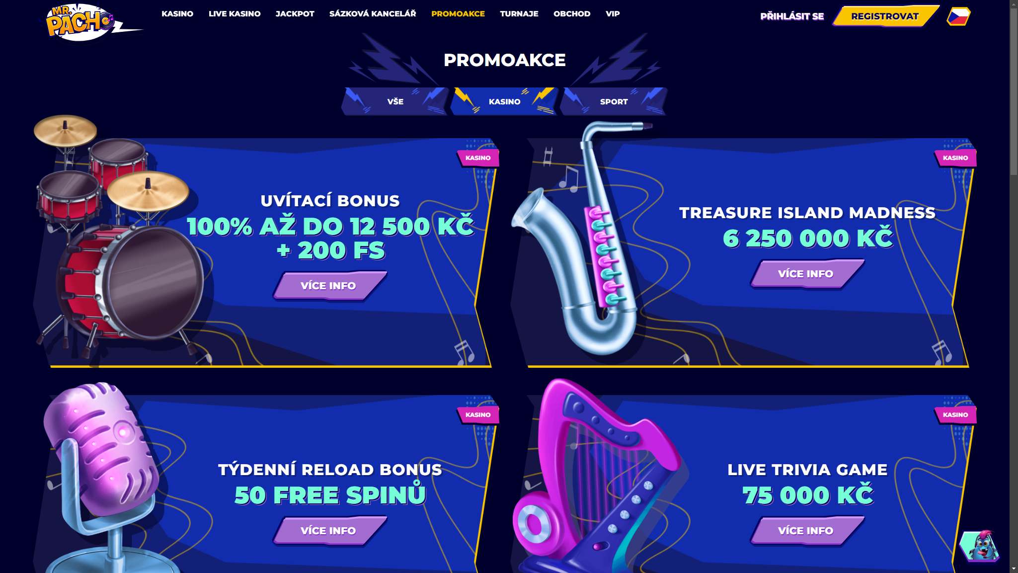 MrPacho Casino Bonusy v České Republice