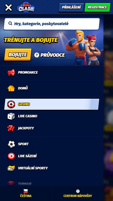 Navigační Menu