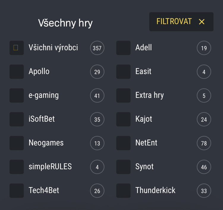 Snímek obrazovky Sazkabet