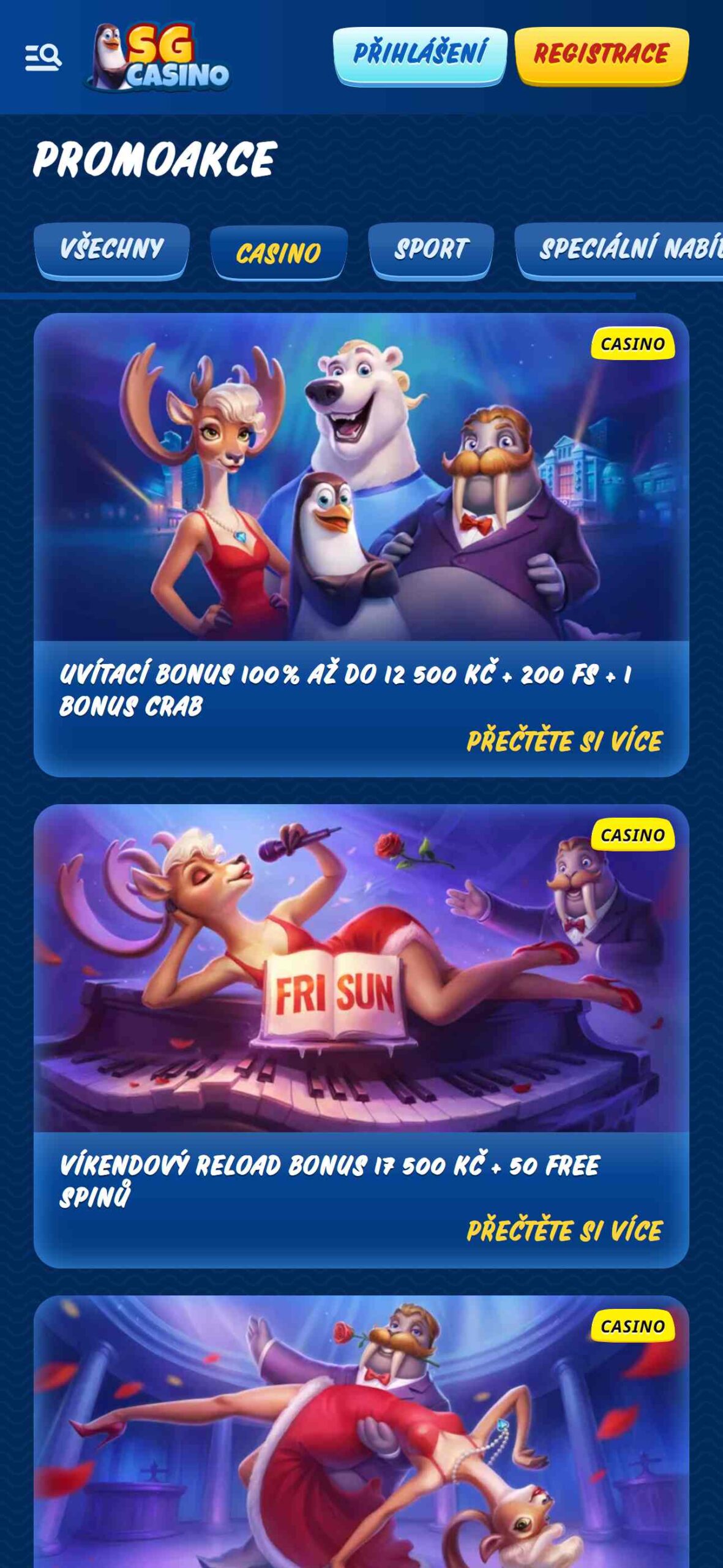 SG Casino-Casino Bonusy v České Republice (mobile)