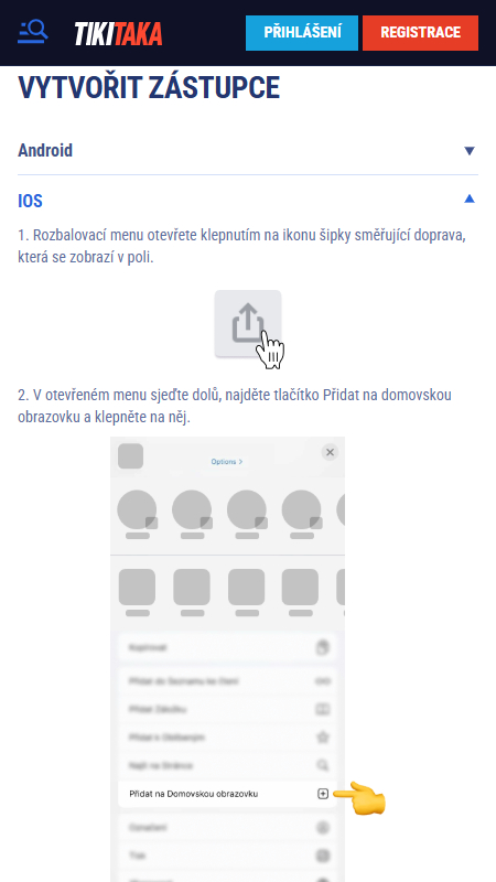 TikiTaka shortcut Czech