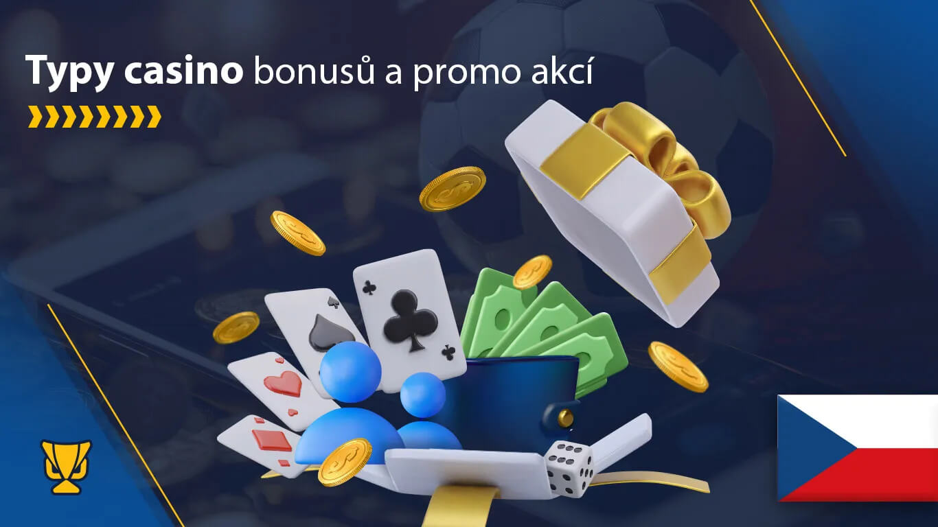 Typy casino bonusů a promo akcí v České Republice