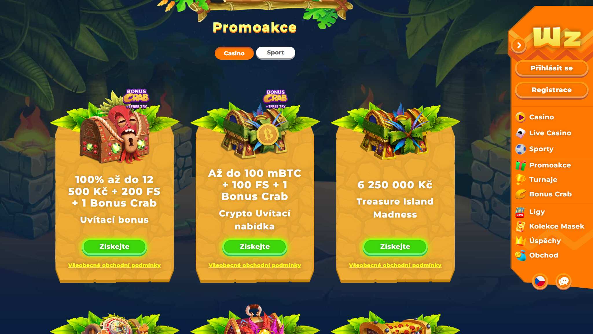 Wazamba Casino Bonusy v České Republice
