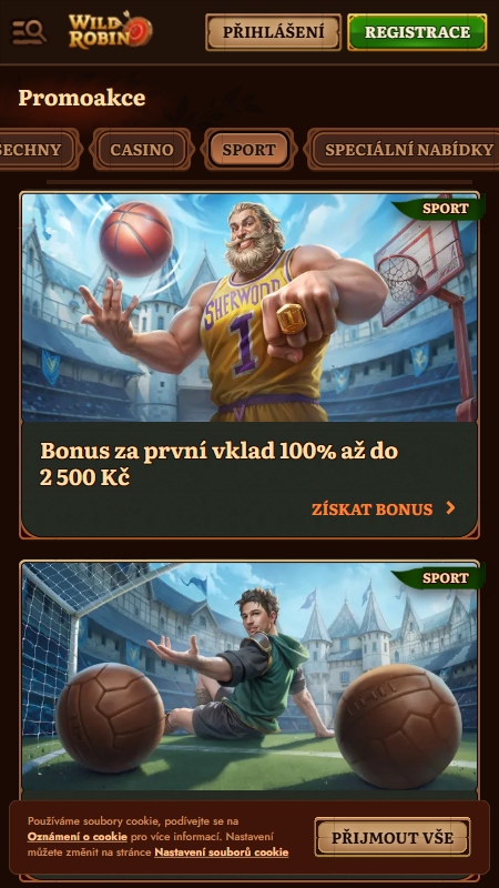 Wildrobin Sport Bonuses