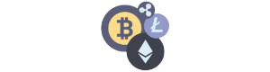 Cryptocurrency payment logo