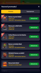 Hellspin Ostatní dostupné nabídky a promoakce