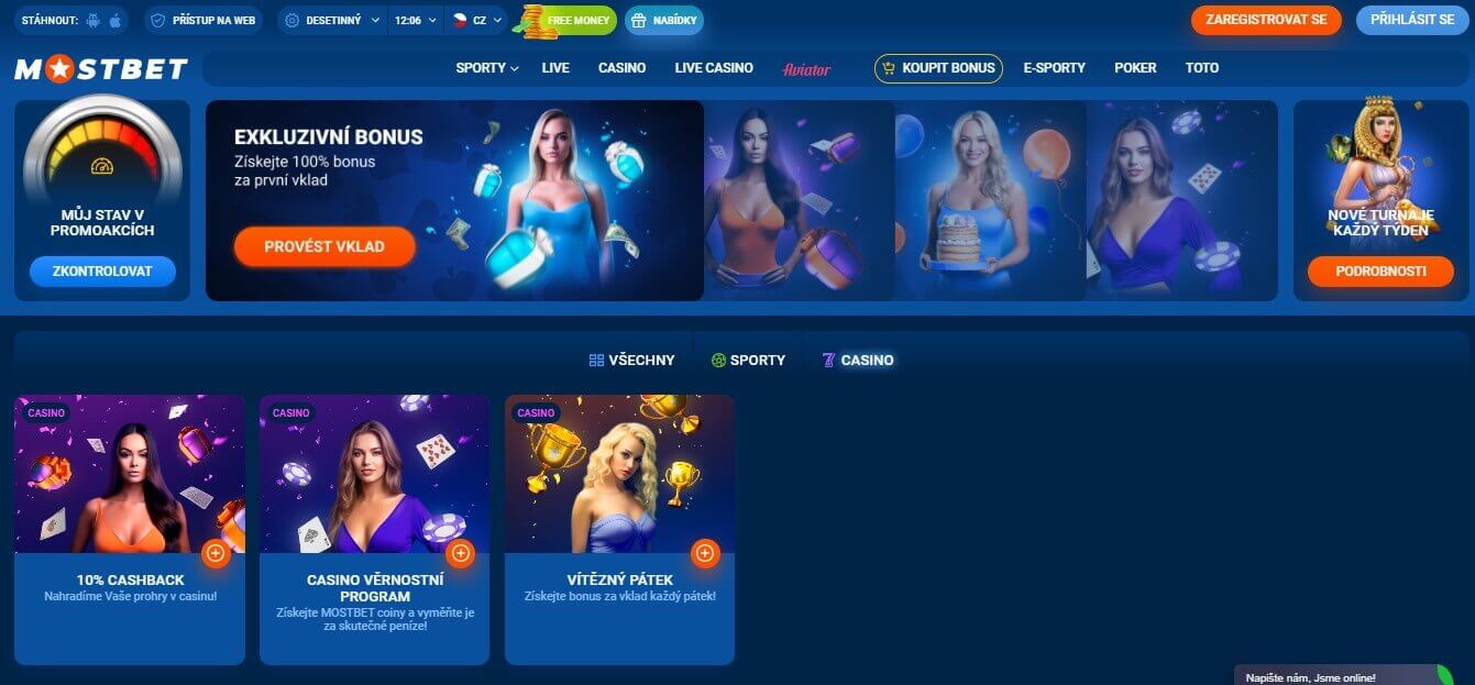 Mostbet casino Bonuses offers, sazkovekancelare.tv
