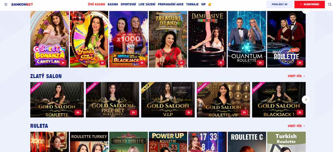 Bankonbet Live Casino, sazkovekancelare.tv