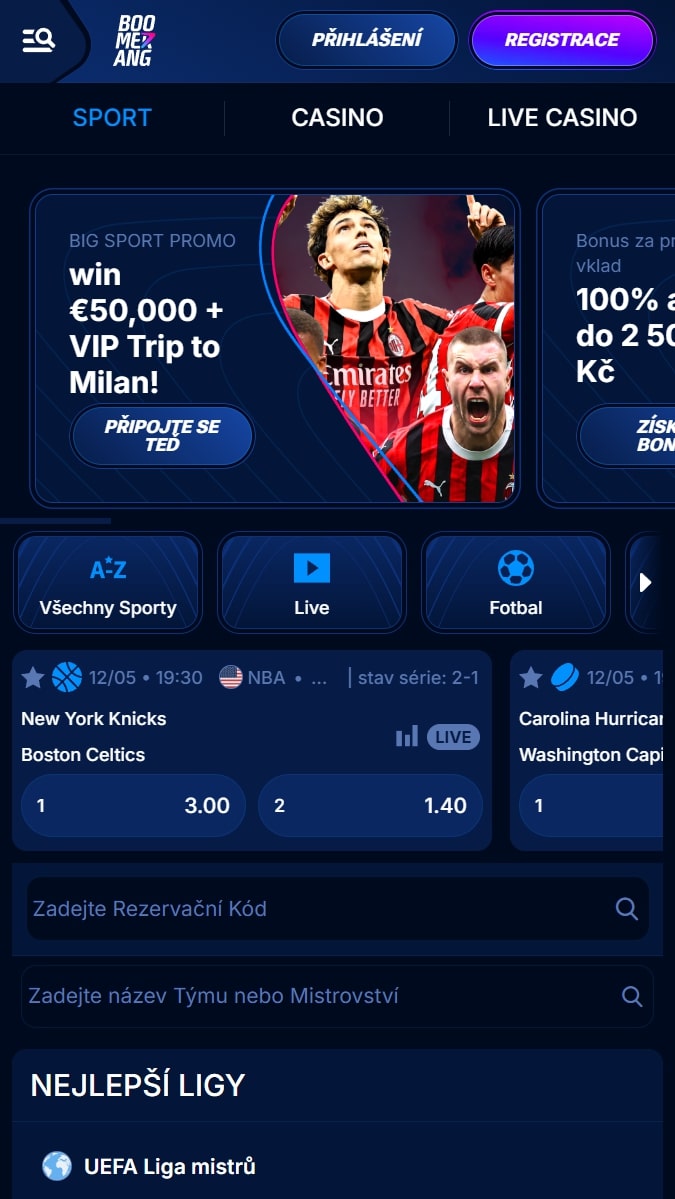 Sázková stránka Boomerang Bet na FIFA Club World Cup