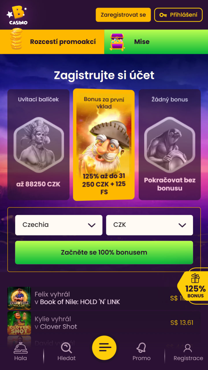Bizzo Casino narozeninový bonus