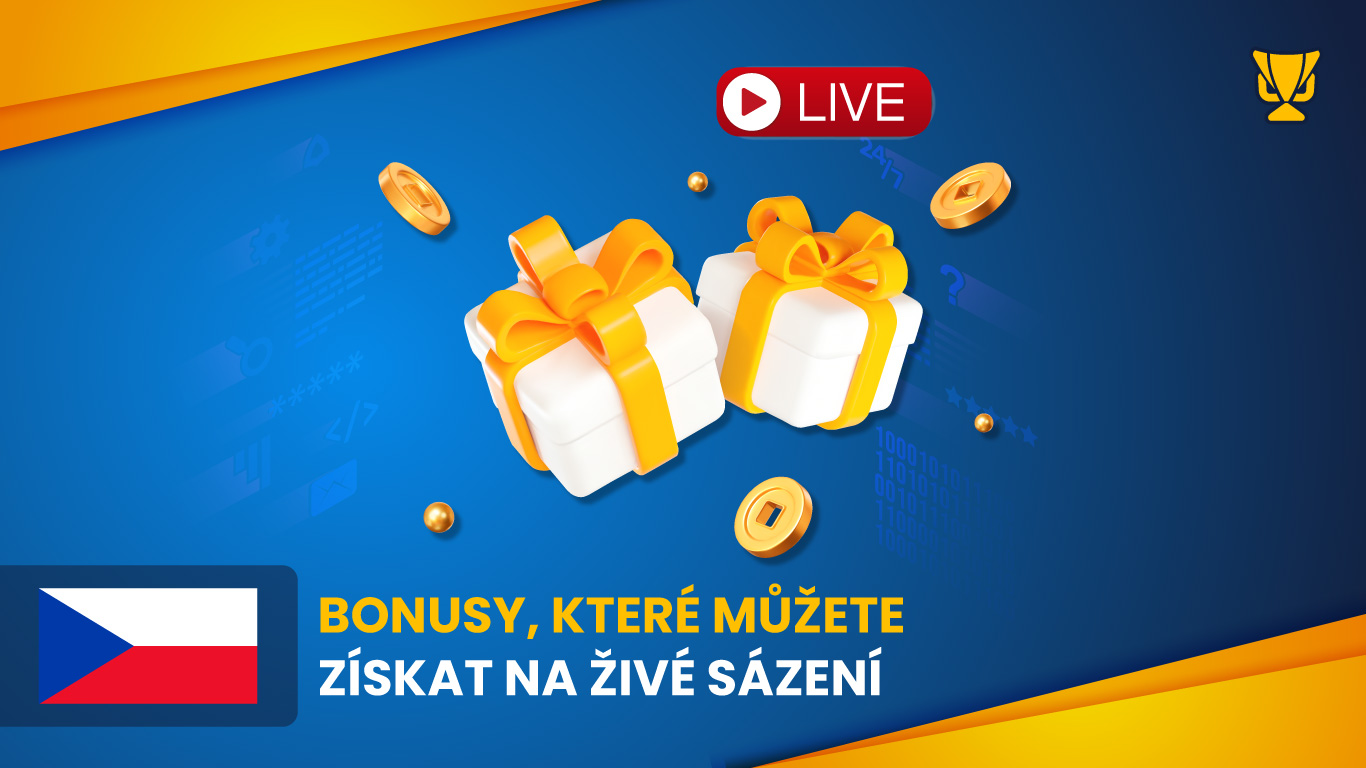 Bonusy dostupné pro live sázení