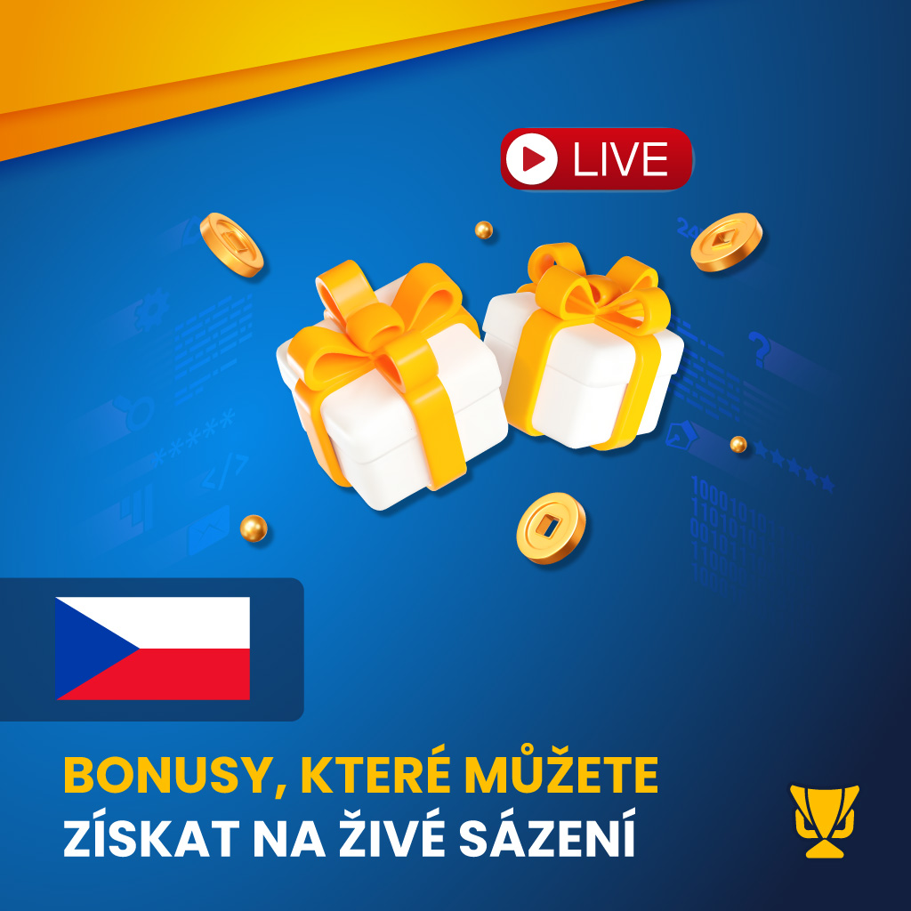 Bonusy dostupné pro live sázení