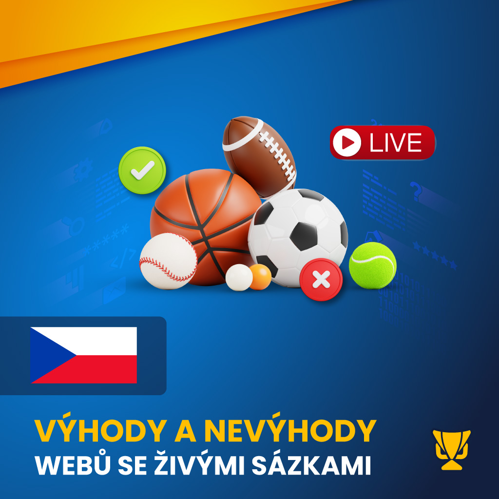 Plusy a mínusy webů pro live sázení