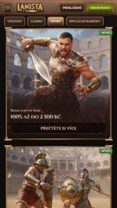 Lanista bonusy a promo akce 