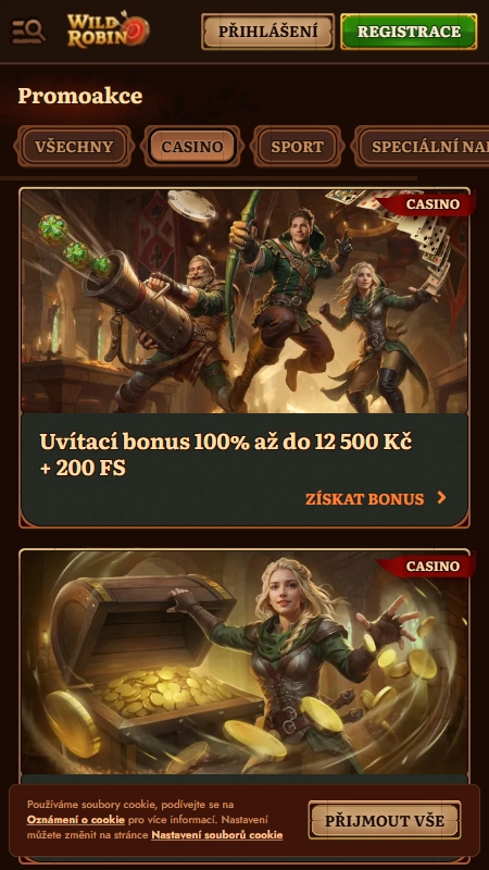 Wildrobin Casino Bonuses