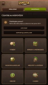 Zákaznická podpora ve společnosti Lanista Česká republika