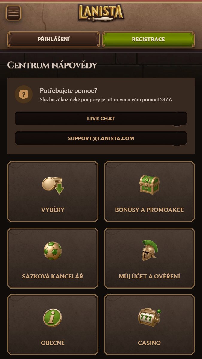 Zákaznická podpora ve společnosti Lanista Česká republika