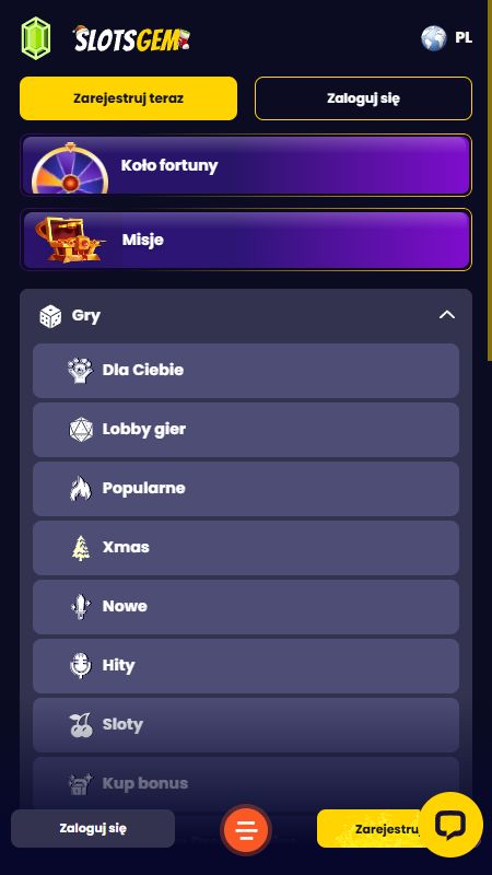 Prozkoumejte možnosti kompletní nabídky webu Slotsgem