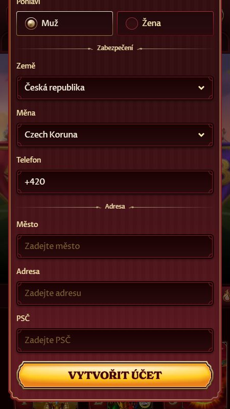 Vytvoření účtu v Casoola