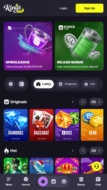 Kings.Game Online kasino